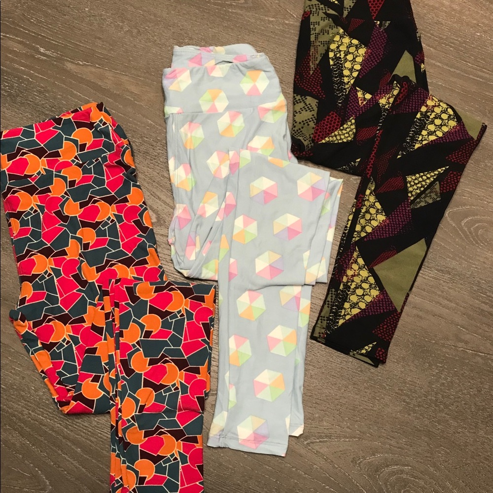 3 lularoe OS leggings